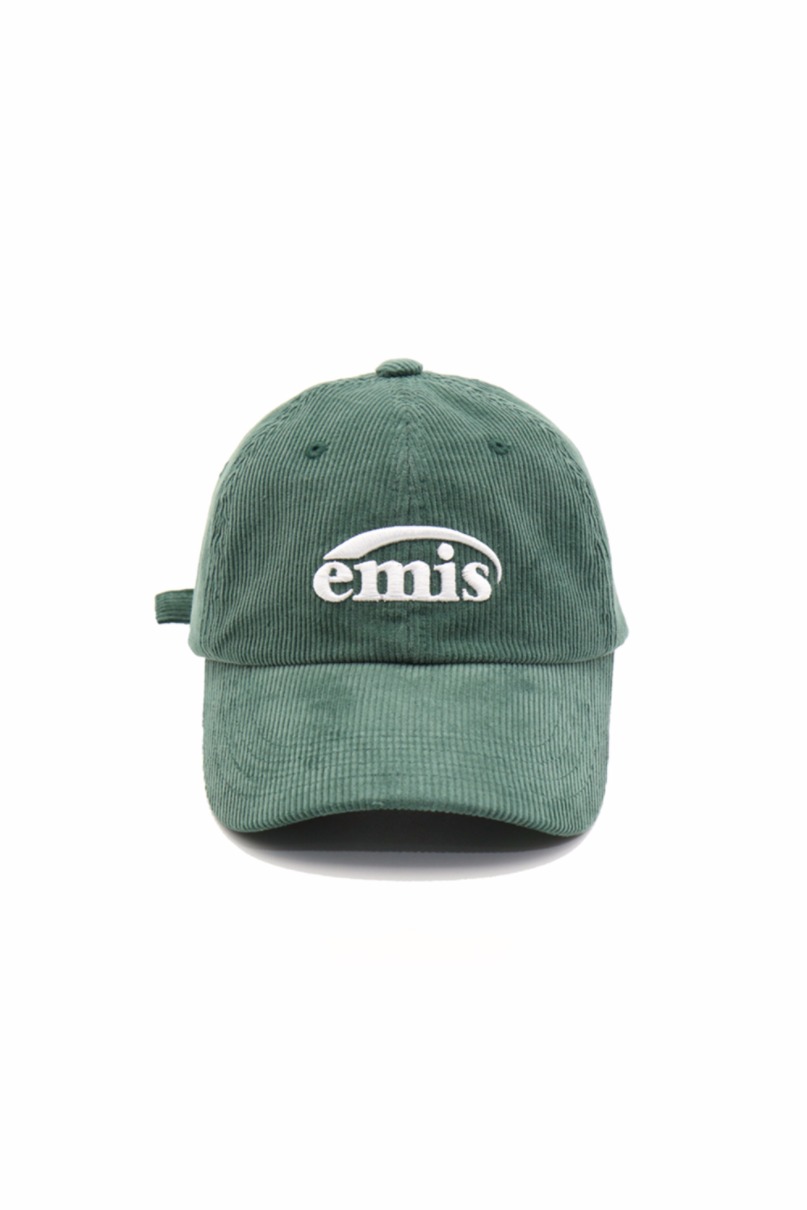 NEW LOGO CORDUROY EMIS CAP-GREEN