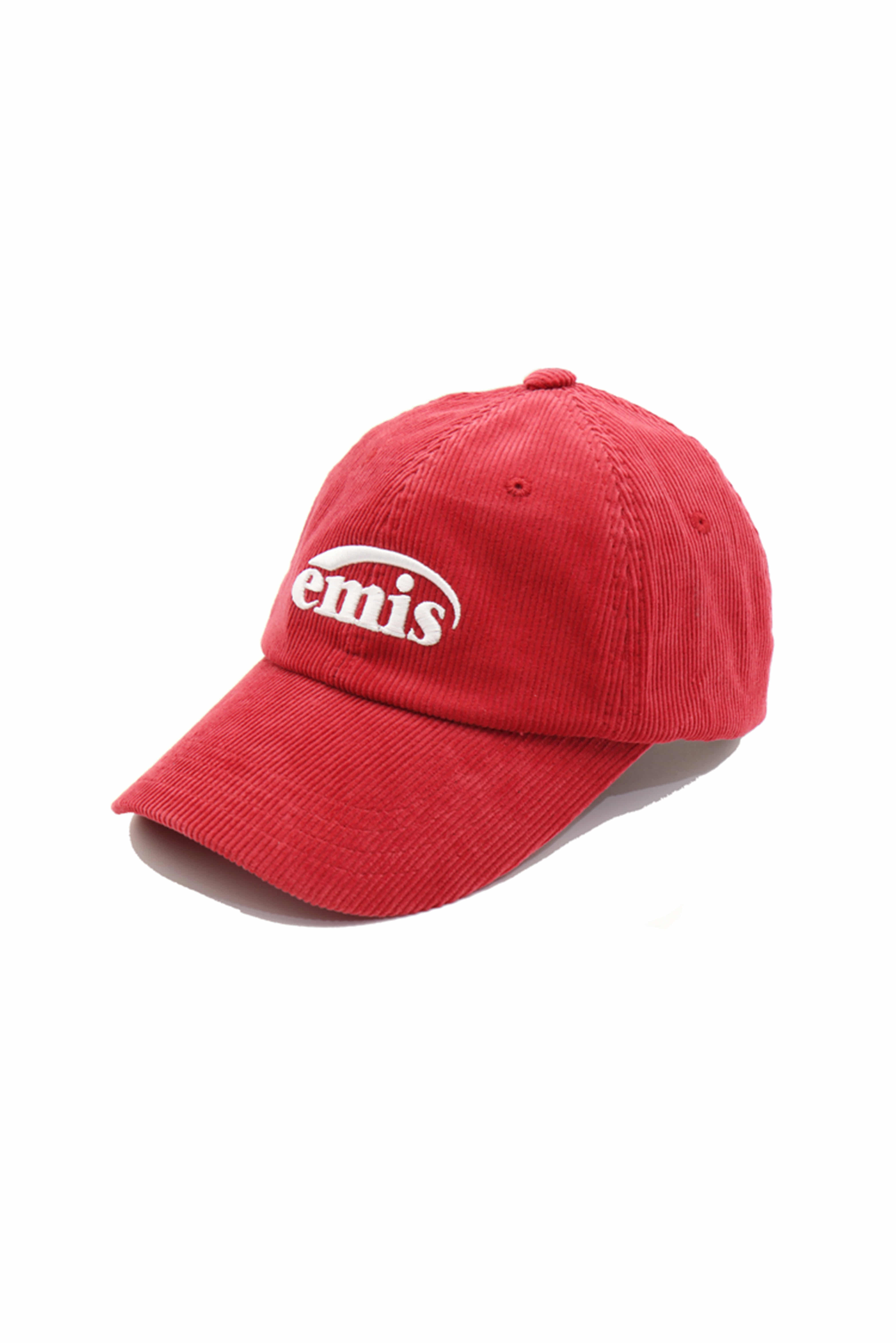 NEW LOGO CORDUROY EMIS CAP-RED