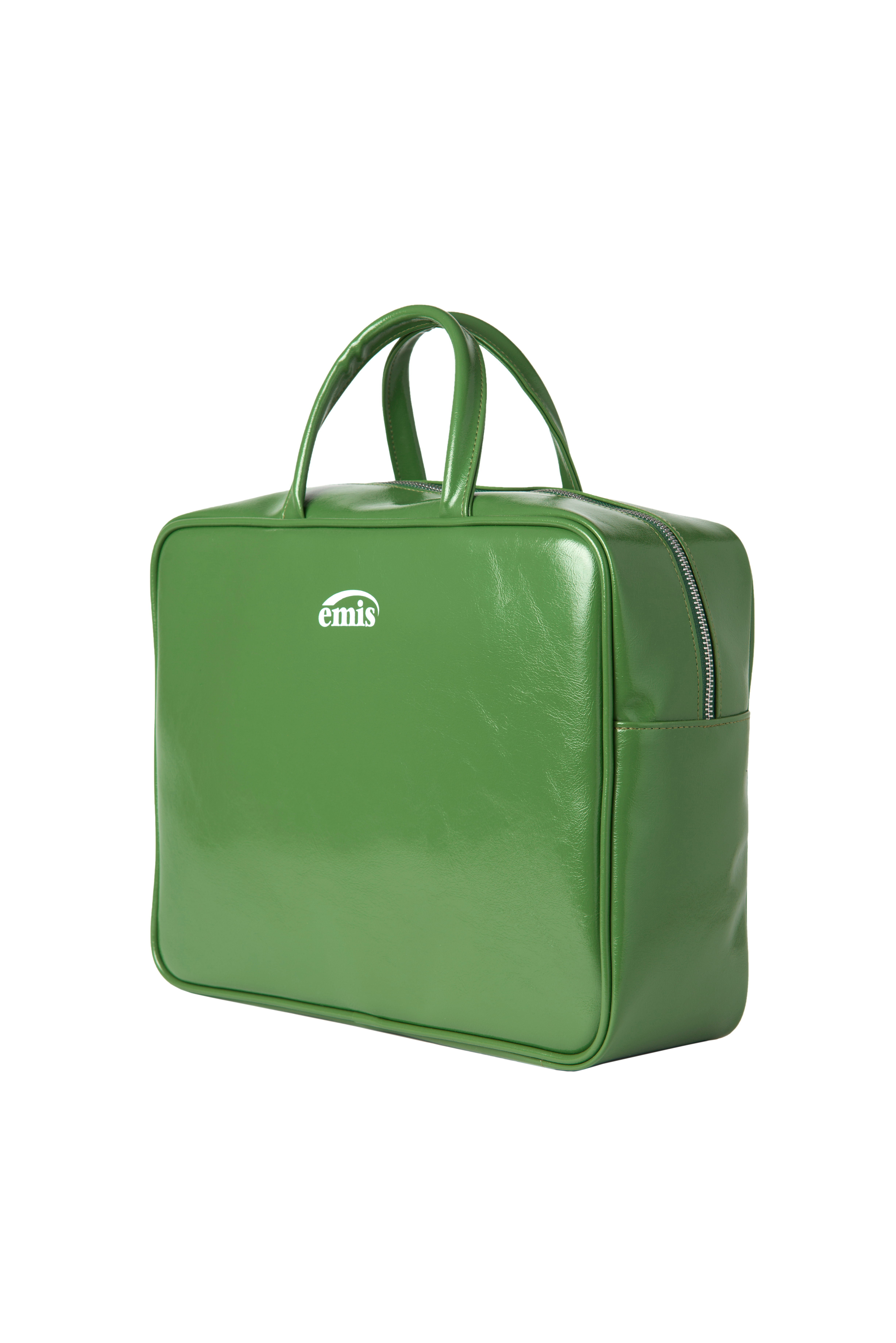 NEW LOGO SQUARE TOTE BAG-FOREST GREEN