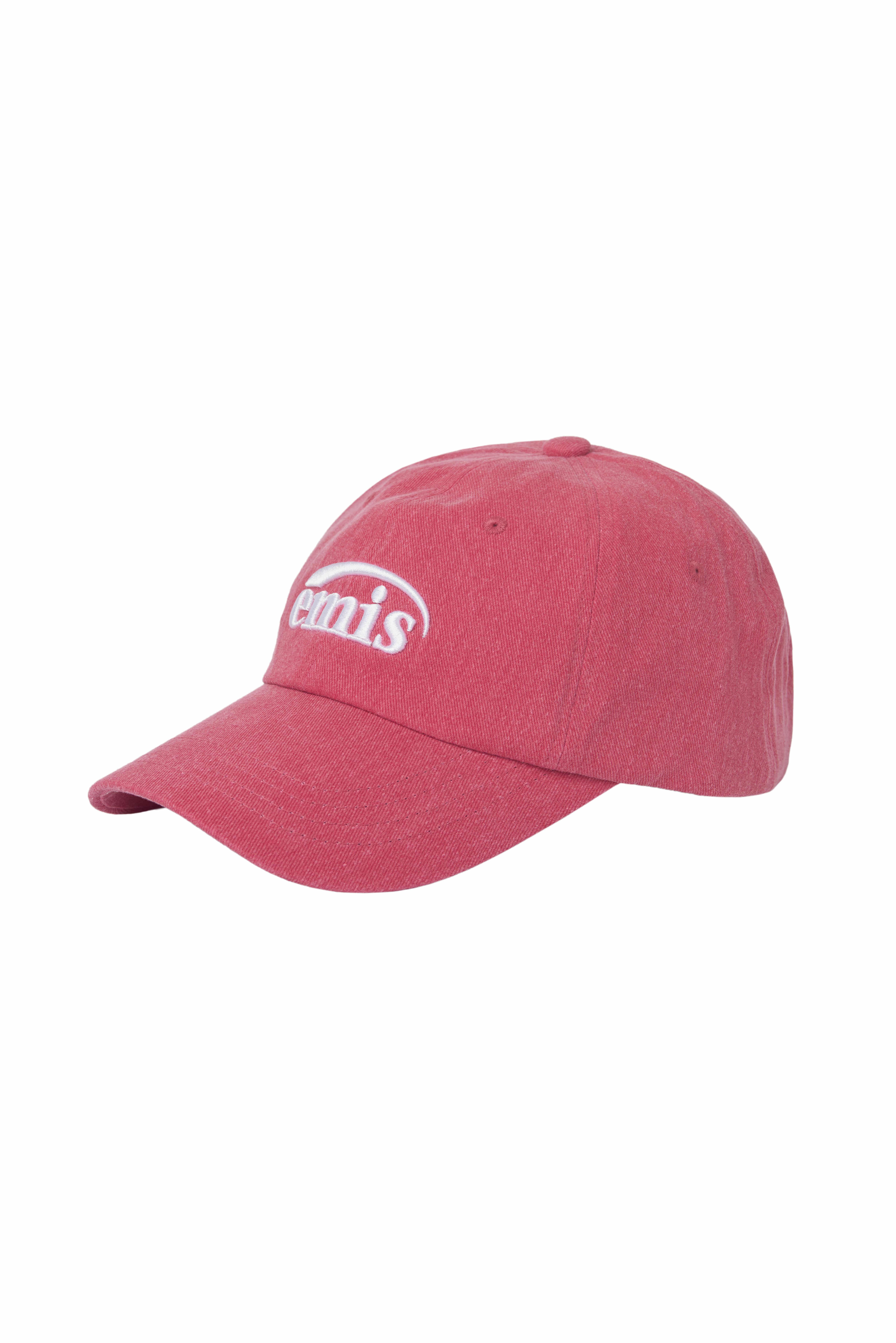 NEW LOGO PIGMENT BALL CAP-RED