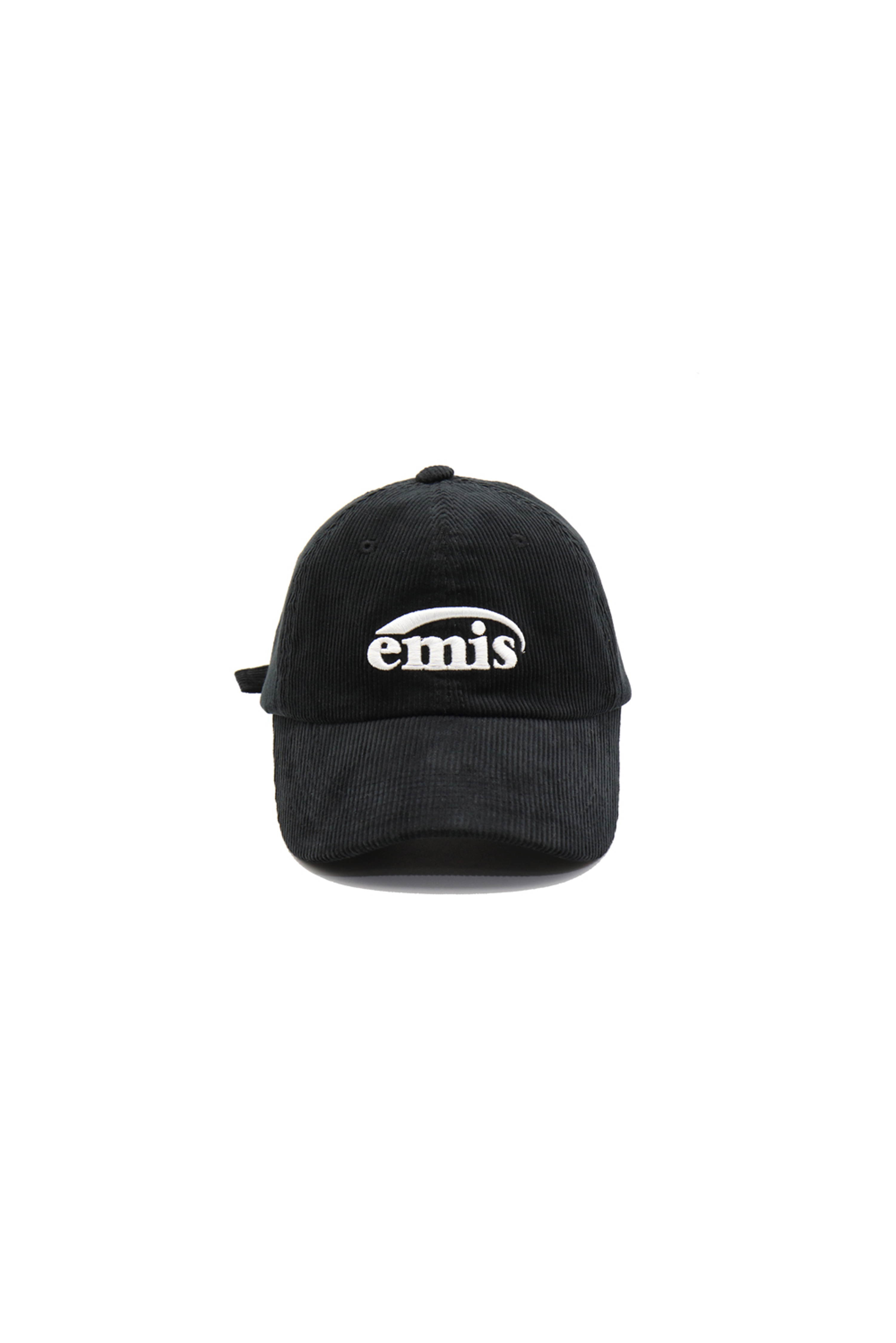 NEW LOGO CORDUROY EMIS CAP-BLACK