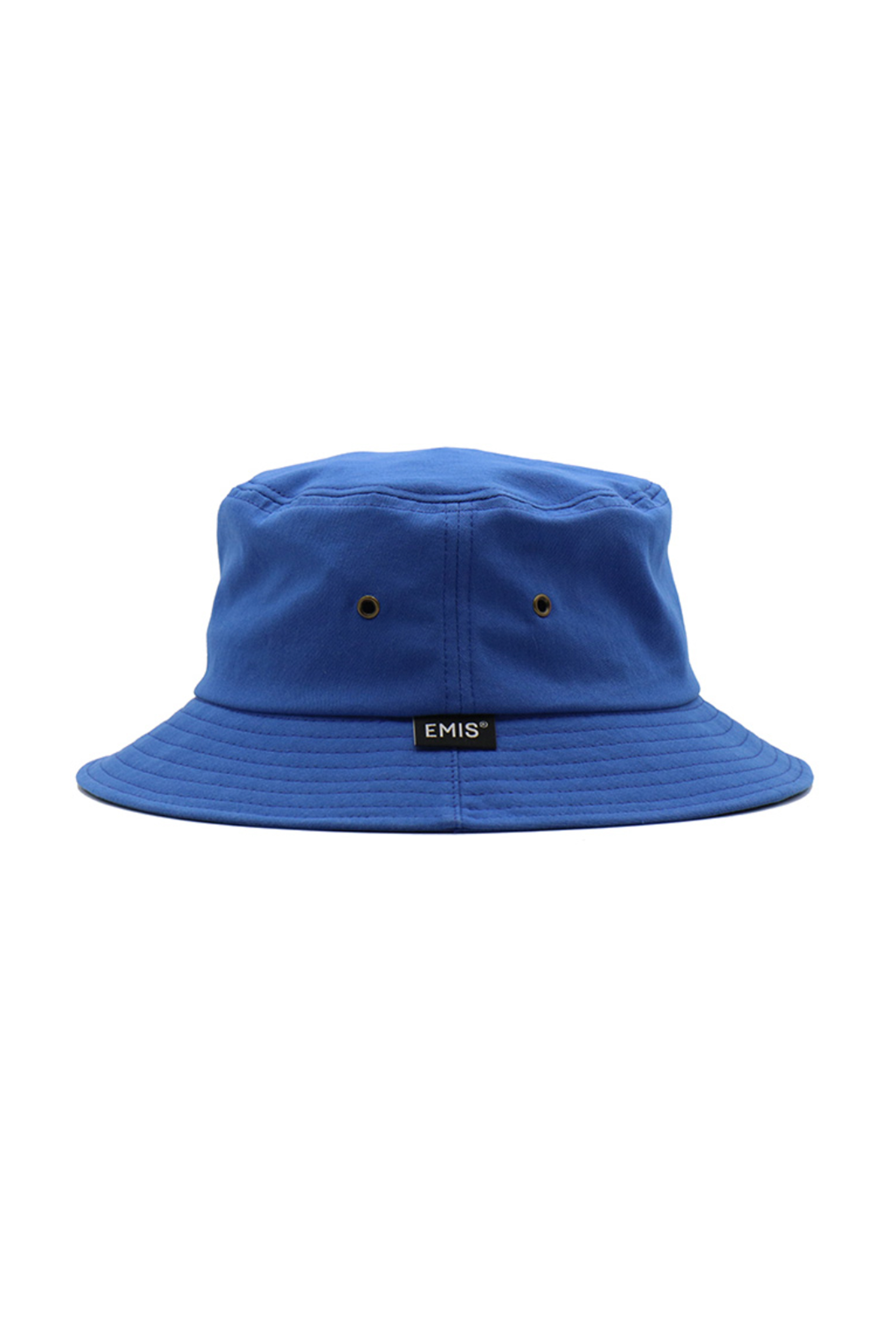 Basic Cotton Bucket Hat-Blue