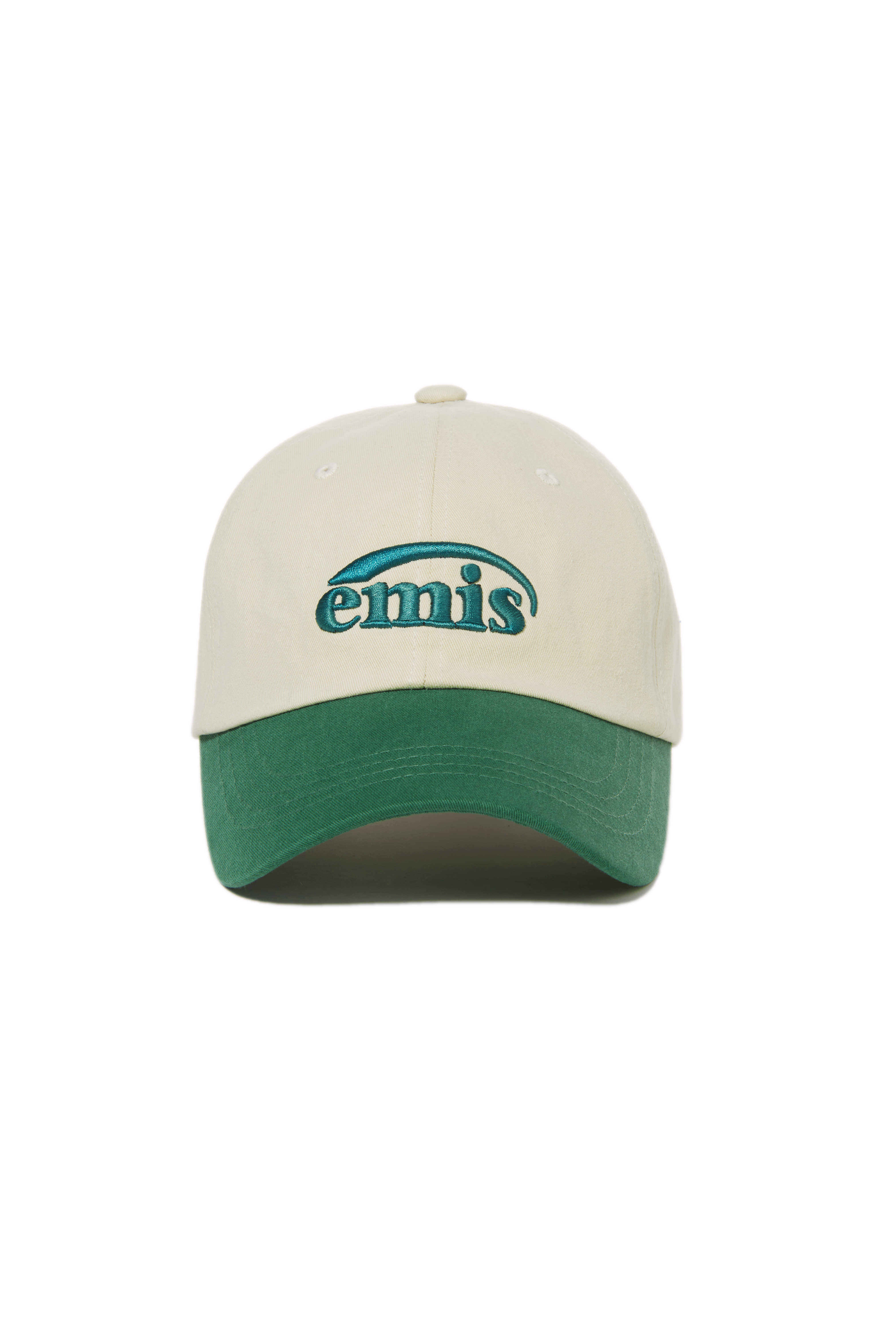 NEW LOGO EMIS CAP-BEIGE/GREEN