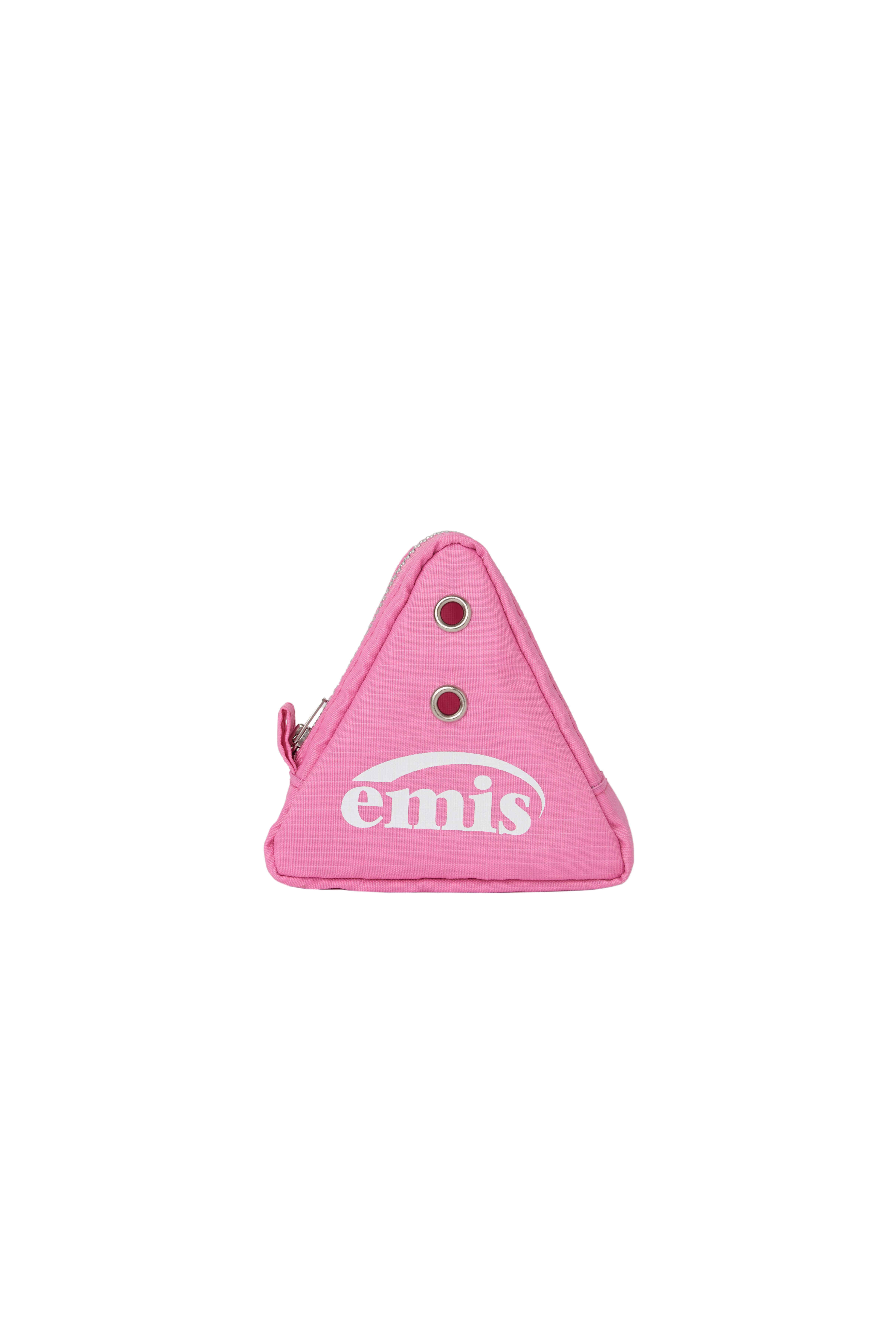 TRIANGLE COIN PURSE-PINK